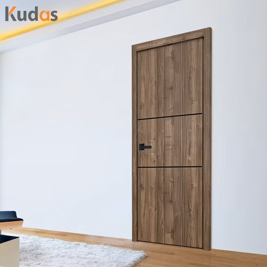 China Fábrica Turquia Cozinha Banheiro Interior sólido Porta WPC de madeira